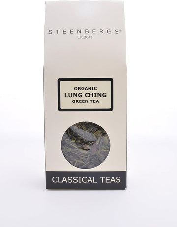 Steenbergs Organic Lung Ching Loose Green Tea 80G- (Organic Long Jing)