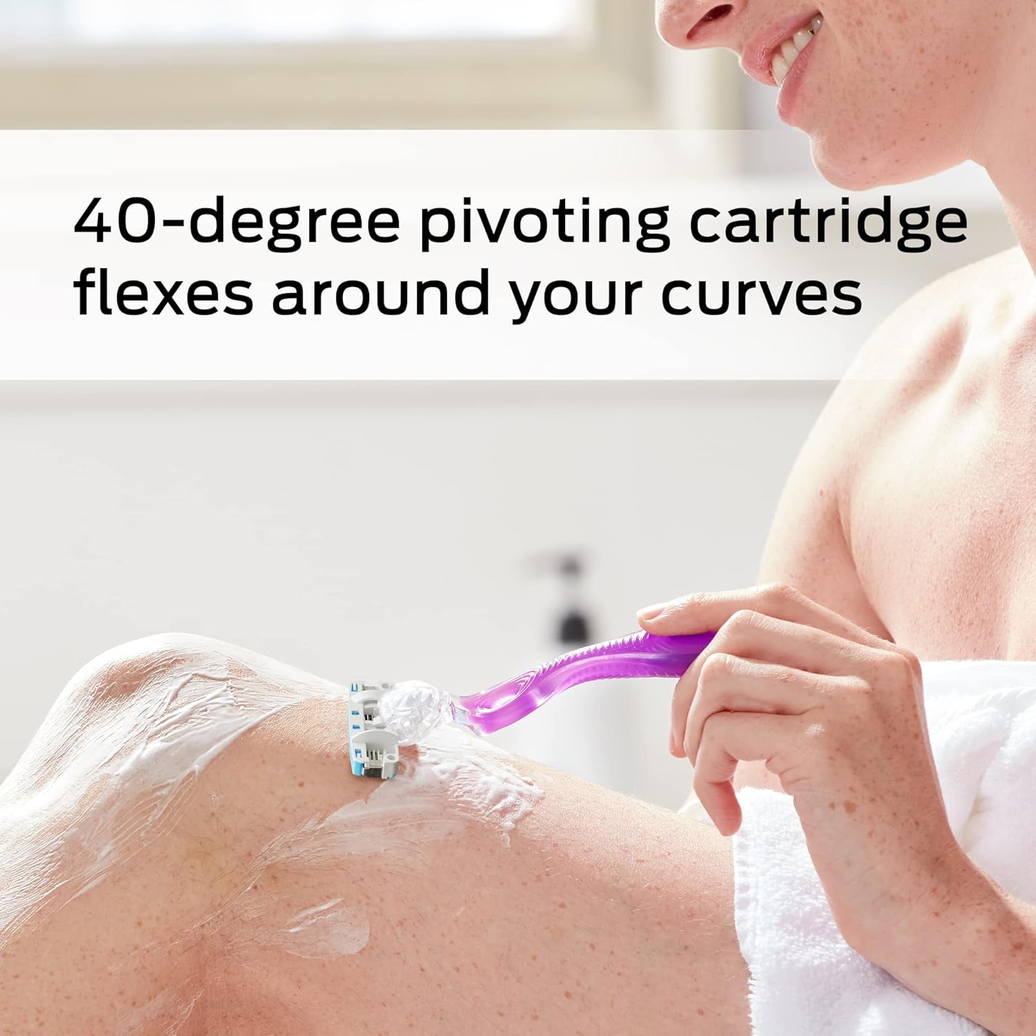 Schick Hydro Silk 3 Razor Blades Refills For Women, 4 Count : Beauty & Personal Care