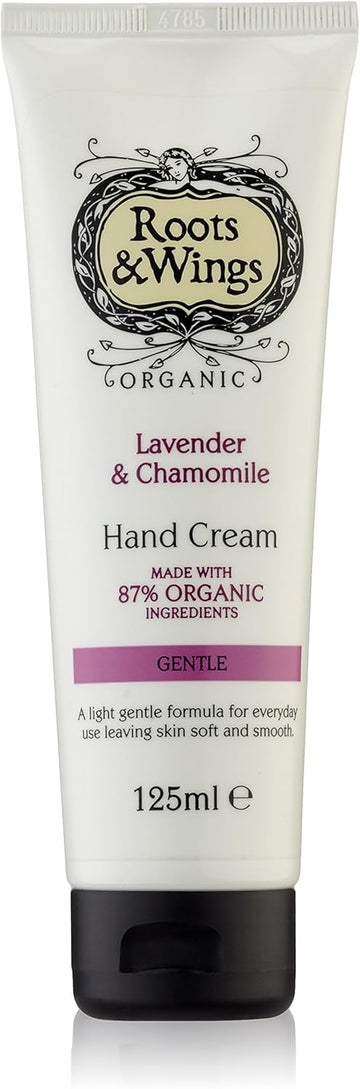 Roots & Wings Organic Gentle Lavender & Chamomile Hand Cream 125Ml