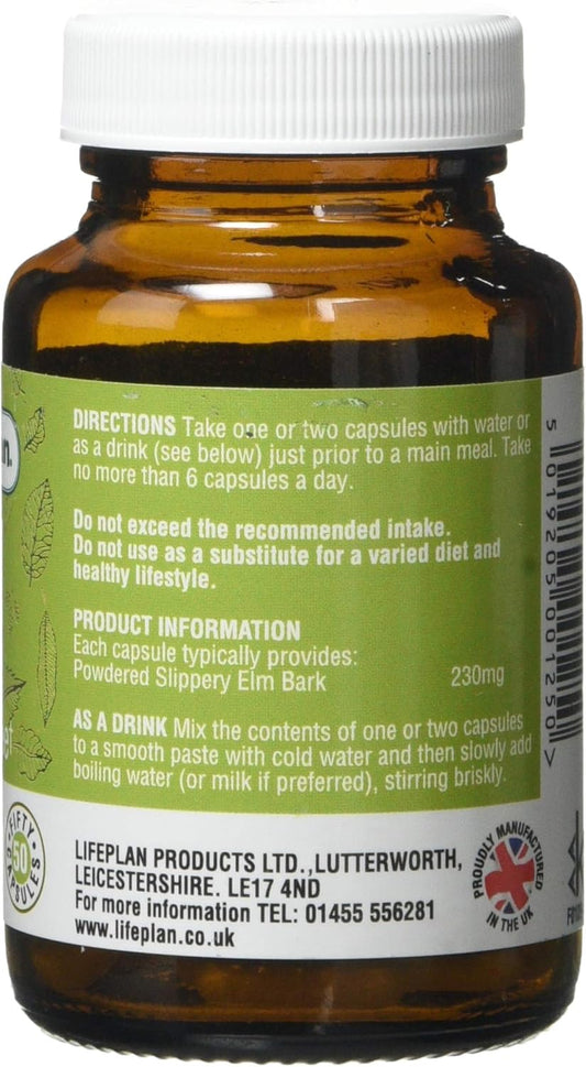 Lifeplan F0109 Slippery Elm Vegicaps 50 Capsules