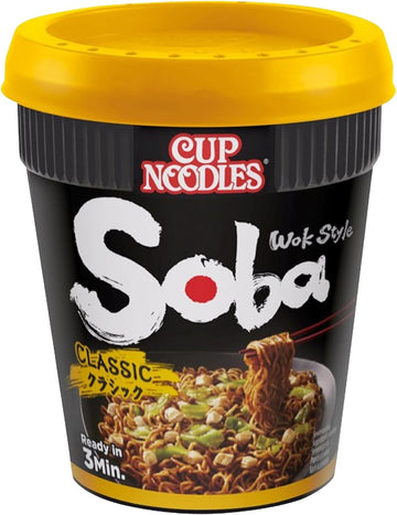 Nissin Cup Noodles Soba Wok Style Peking Duck Flavoured Instant Noodles, 87 G Pot (Pack Of 1)