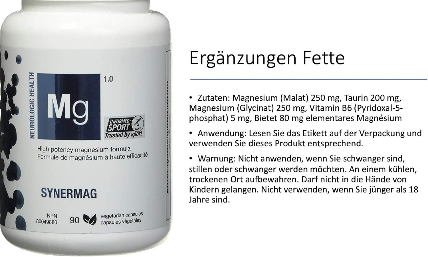 Atp Lab Ultra High Potency Magnesium Complex Supplement - Magnesium Malate 250Mg, Magnesium Taurate 200Mg, Magnesium Glycinate 250Mg, Vitamin B6 5Mg - Max Absorption Magnesium Supplement 90 Capsules : Health & Household