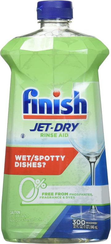 Finish Jet Dry Rinse Agent - Liquid Green 0% - 32 Oz