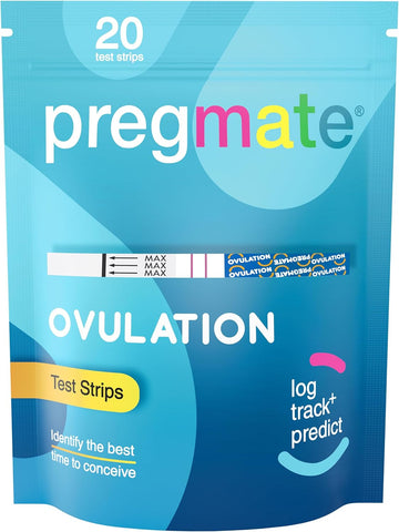 Pregmate 20 Ovulation Test Strips Predictor Kit (20 Count)
