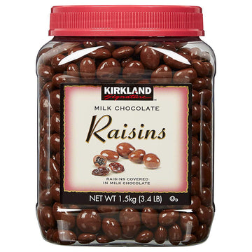Signature'S Milk, Raisins, (3.4 Lb) (1.5Kg), Chocolate, 548 Oz