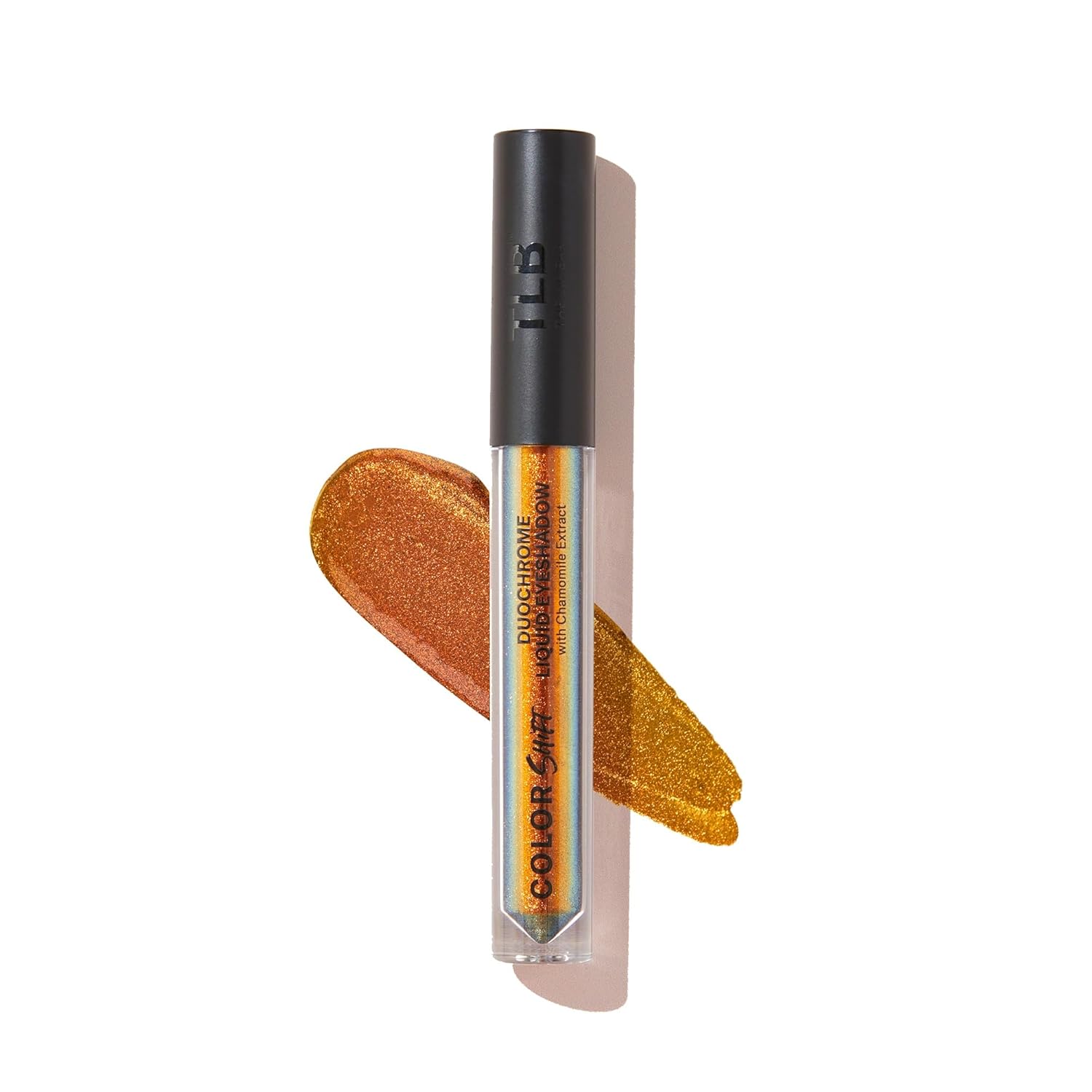 The Lip Bar Color Shift Duo Chrome Liquid Eyeshadow, For A Multi-Dimensional Look With A Metallic Finish, Eclipse, 0.05 Fl Oz