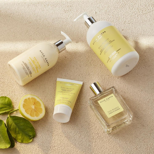 Acca Kappa Green Mandarin Body-Care Gift Set – Bath And Shower Gel 500 Ml And Body Lotion 300 Ml Citrus Hydrating Duo