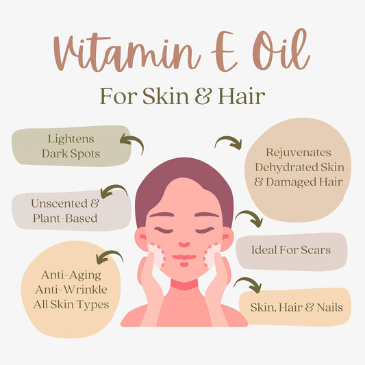 Pure Vitamin E Oil Bulk - 8 Oz D-Alpha Tocopherol 100% Pure & All Natural 42,500 Iu Per Oz - Not A Blend, Thick, Amber Color - From Wheat Germ - Face Body Hair - Diy Cosmetics & After Surgery Scars…