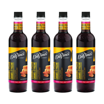 Davinci Gourmet Classic Caramel Pecan Syrup, 25.4 Fluid Ounce (Pack Of 4)