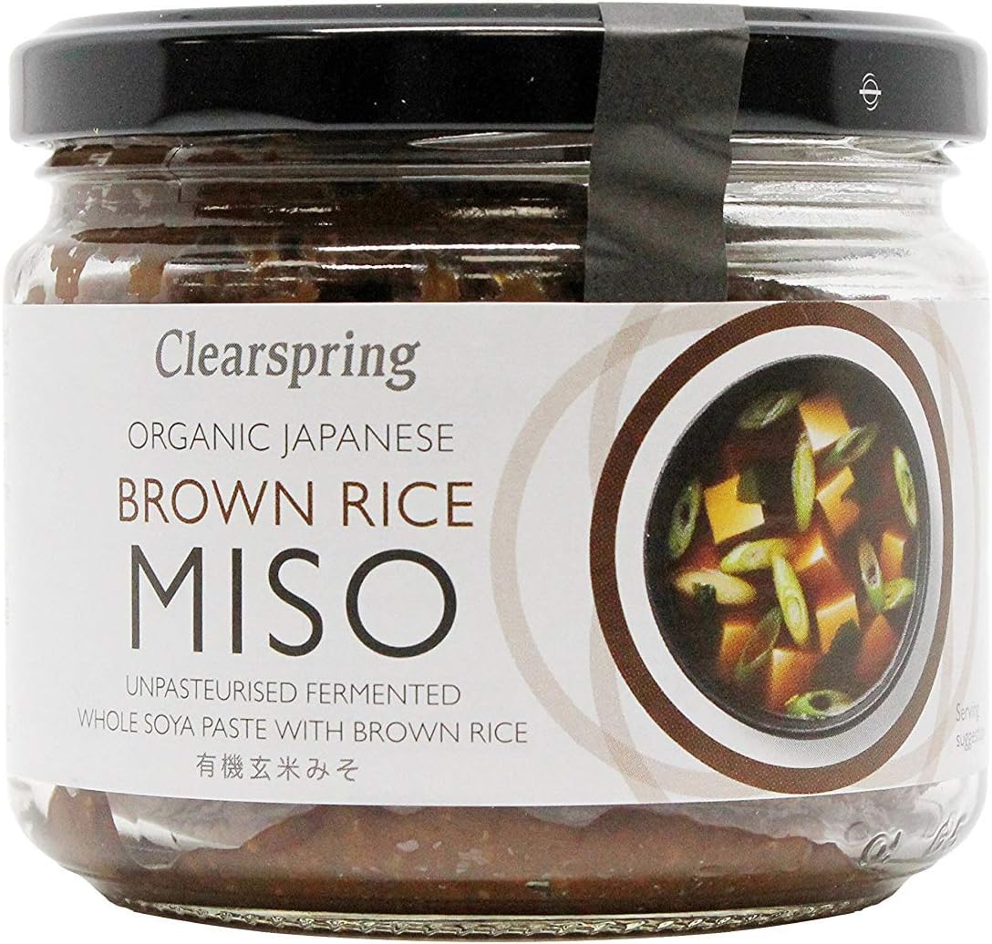 Clearspring Unpasteurised Organic Japanese Brown Rice Miso Paste 300g : Amazon.co.uk: Grocery