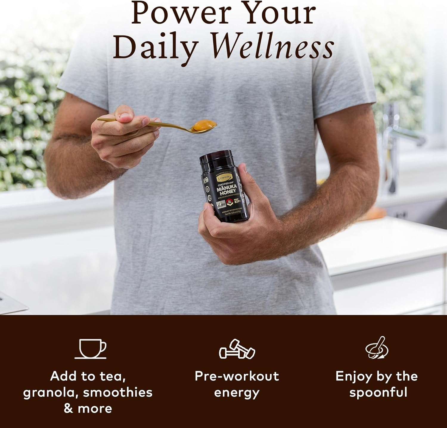 Comvita Unpasteurised Manuka Honey from New Zealand (UMF 20+, MGO 829+) - 250g : Amazon.co.uk: Grocery