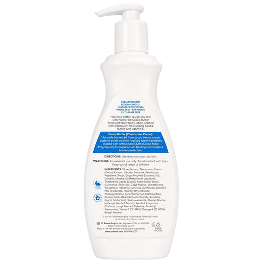 Palmer'S Cocoa Butter Formula Daily Skin Therapy Lotion, Pump Bottle, 33.8 Ounces
