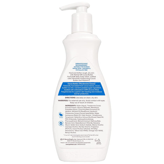 Palmer's Cocoa Butter Formula Daily Skin Therapy Body Lotion with Vitamin E, 13.5 Fl Oz (Pack of 12)