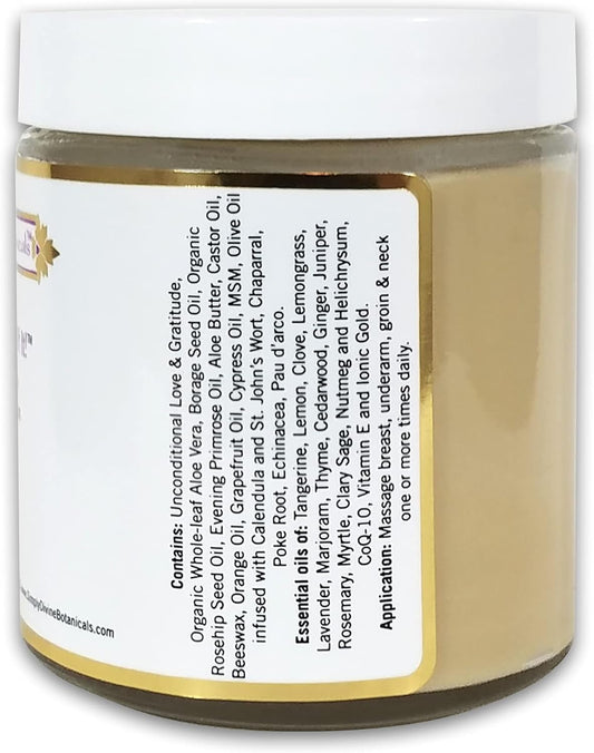 Simply Divine Botanicals Keeping Abreast Of It - Natural And Organic Body Cream To Encourage Circulation And Deeply Moisturize For All Skin Types, 4 Oz : Beauty & Personal Care