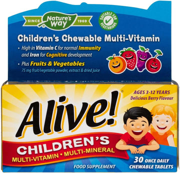 Alive! Children'S Chewable Multi-Vitamin Oad 30Tabs (Pack Of 1)