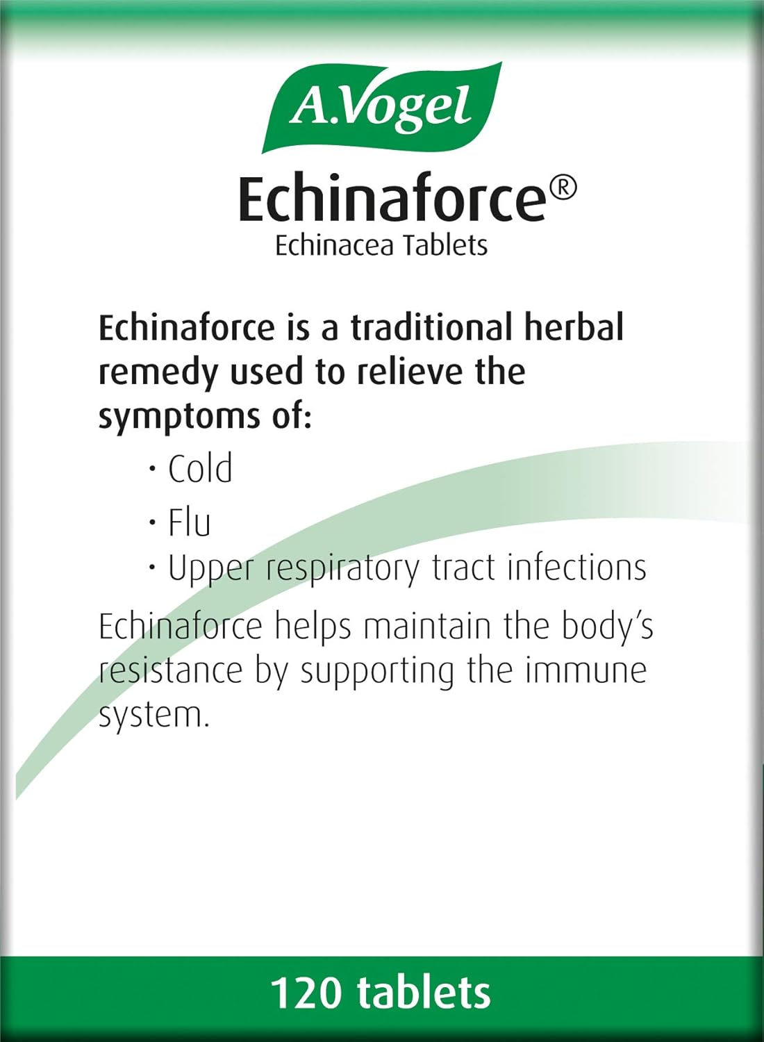 A.Vogel Echinaforce Echinacea Tablets | Relieves Cold & Flu Symptoms by Strengthening the Immune System | 120 Tablets : Amazon.co.uk: Health & Personal Care