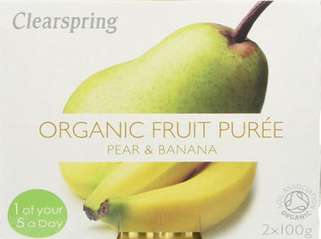 Clearspring Organic Fruit Purée - Pear & Banana