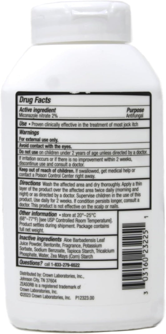 Zeasorb Antifungal Treatment Powder, Jock Itch 2.5 Oz (3 Pack)
