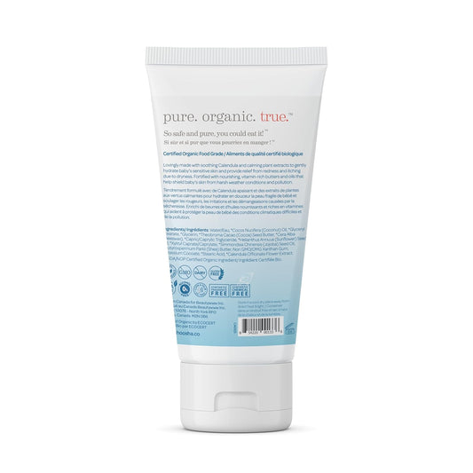 Shoosha Organic Baby Lotion Fragrance-Free, For Sensitive Skin, Organic Face And Body Lotion For Kids, Gluten-Free, Non-Sticky, 100% Biodegradable