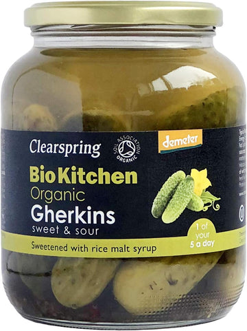 Clearspring Bio Kitchen Organic Sweet And Sour Gherkins 350G