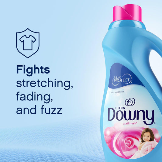 Downy April Fresh Liquid Fabric Conditioner (Fabric Softener), 164 Fl Oz, 190 Loads
