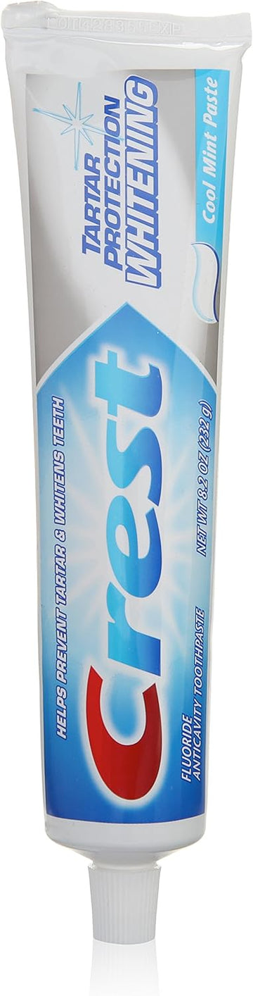 Crest Tartar Protection Whitening Control Toothpaste, Cool Mint Paste - 8.2 Oz