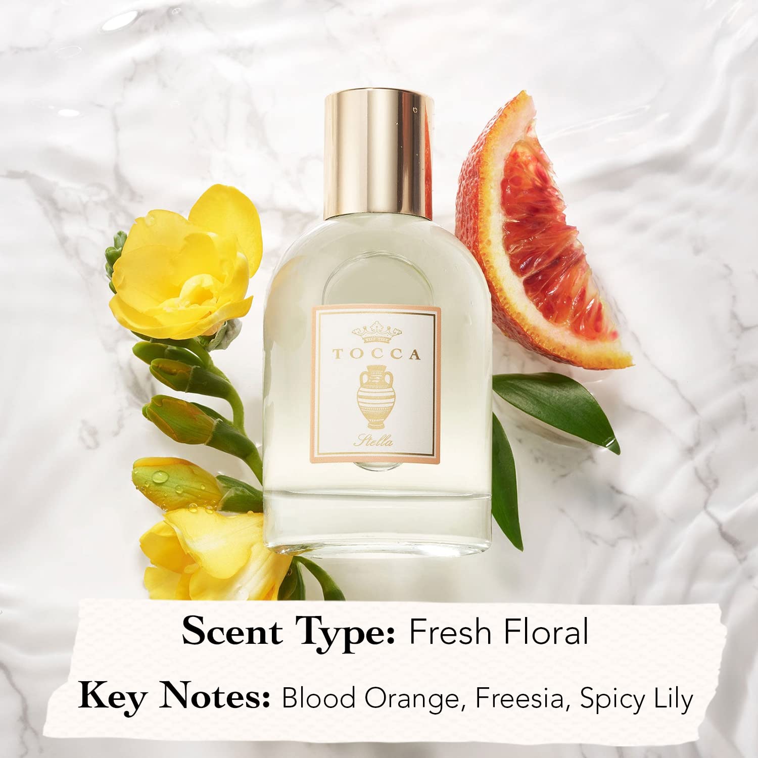 Tocca Stella Scented Dry Body Oil, 3.4 Fl Oz - Olio Sublime Profumato Body Fragrance Featuring Blood Orange, Freesia & Spicy Lily : Beauty & Personal Care