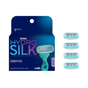 Moisturizing Razor Blade Refills for Women with Shower Hanger, 4 Count
