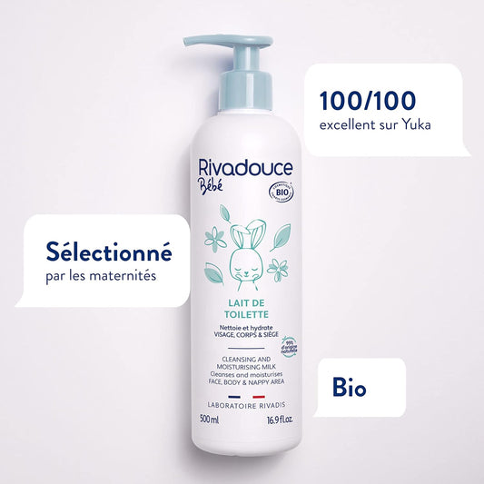 Rivadouce Baby Organic Cleansing Milk 500Ml