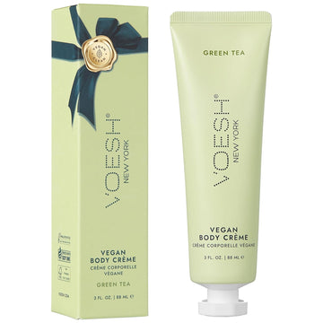 Voesh New York Velvet Luxe Vegan Lotion, Green Tea Supple, 3 Oz