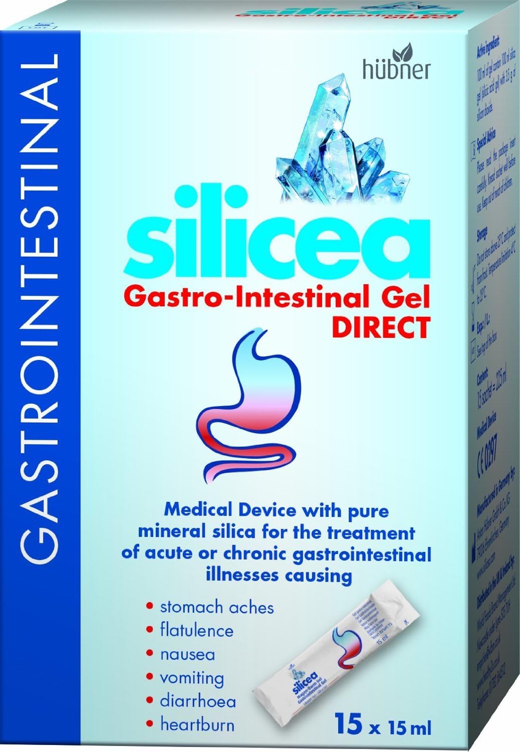 Silicea Gastro Intestinal Gel 15 X 15Ml Sachet - X 3 Pack Savers Deal