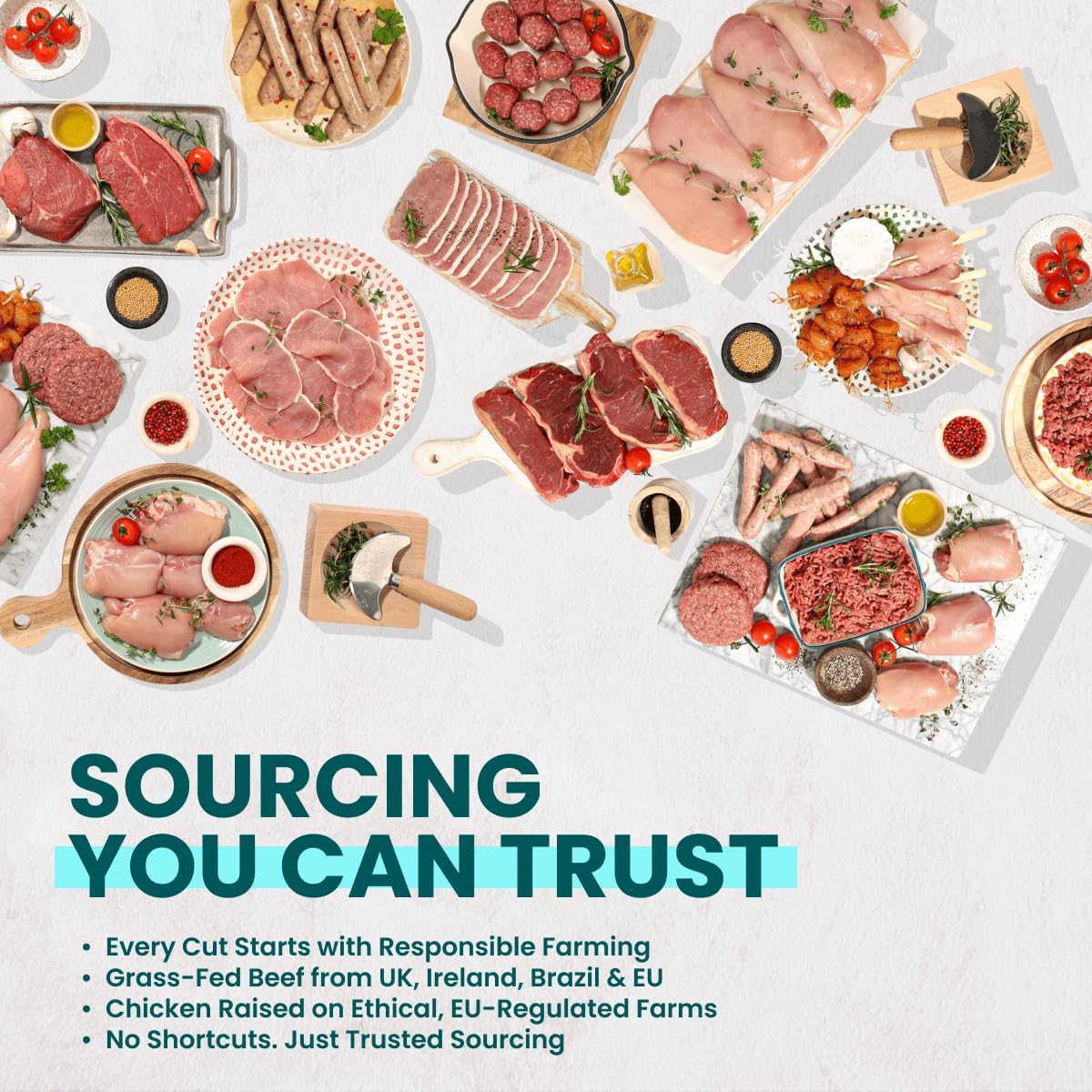 MuscleFood Heritage Beef Ribeye Steaks (10 x 170g) | 21-Day Matured | 10 Steaks | : Amazon.co.uk: Grocery