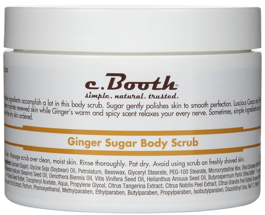 C. Booth Body Scrub, Ginger Sugar, 8 Fluid Ounce : Bath Products : Beauty & Personal Care