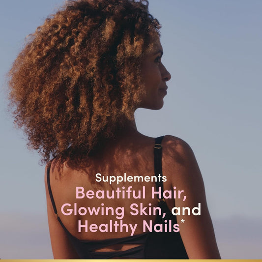 Nature'S Bounty Advanced Hair, Skin & Nails, Argan-Infused Vitamin Supplement With Biotin And Hyaluronic Acid, 150 Rapid Release Softgels