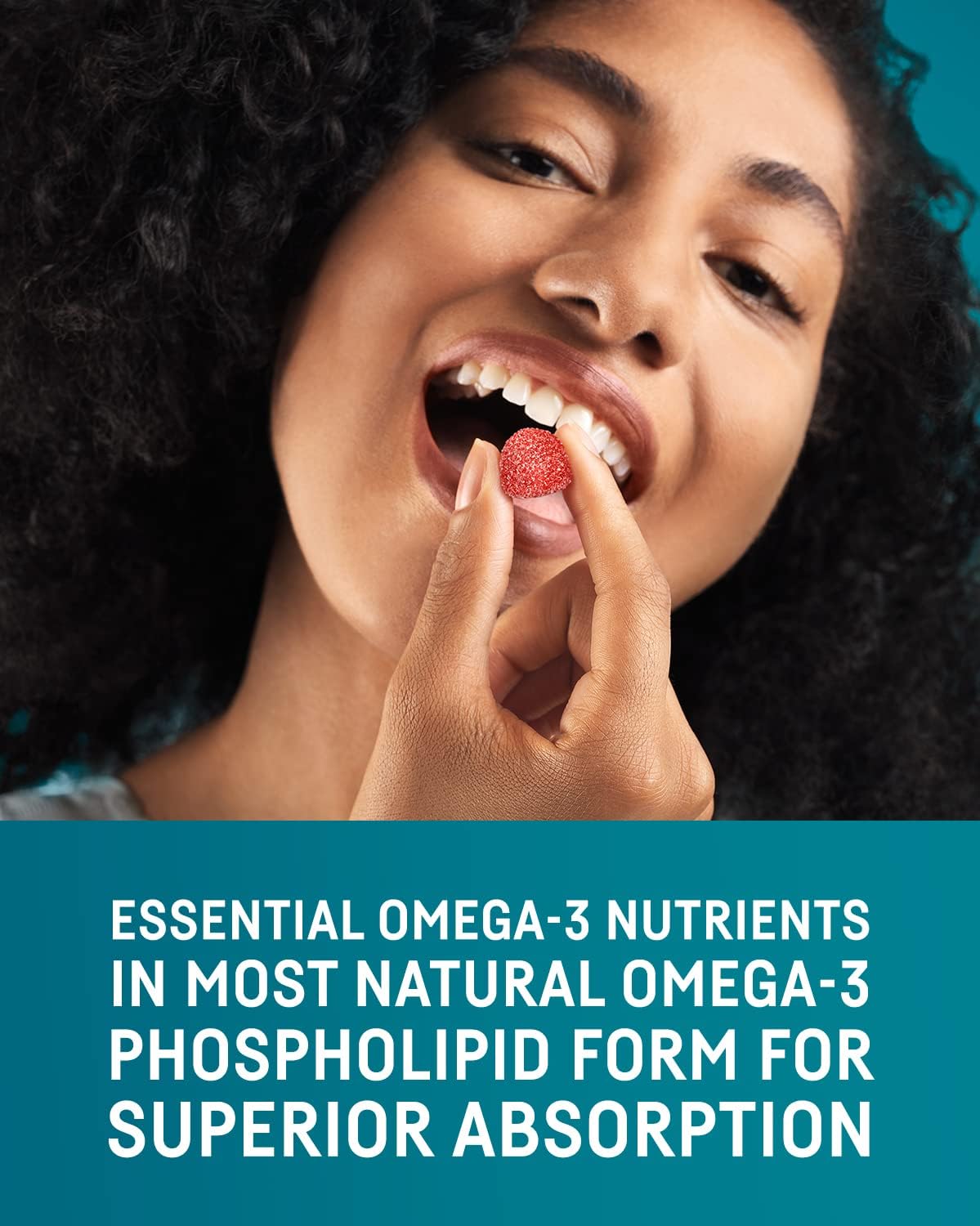 Kori Krill Oil Omega-3 Gummies for Adults | Supports Heart, Brain, Joi