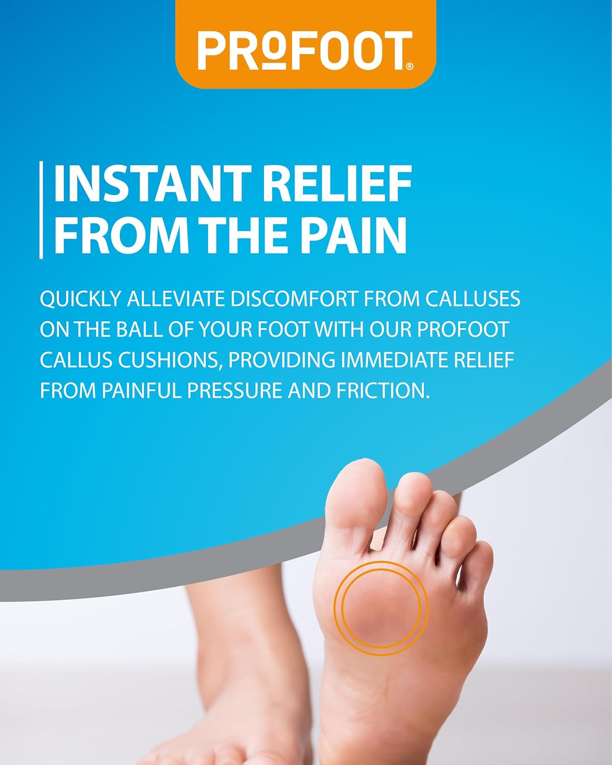 PROFOOT Callus Cushions (Pack of 2) : Amazon.co.uk: Health & Personal Care
