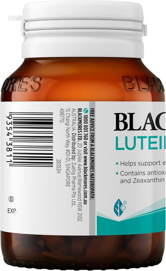 Blackmores Lutein Defence 60 Tablets Help To Maintain A Healthy Macula With 1Pcs Chinese Knot Gift, Made In Australia