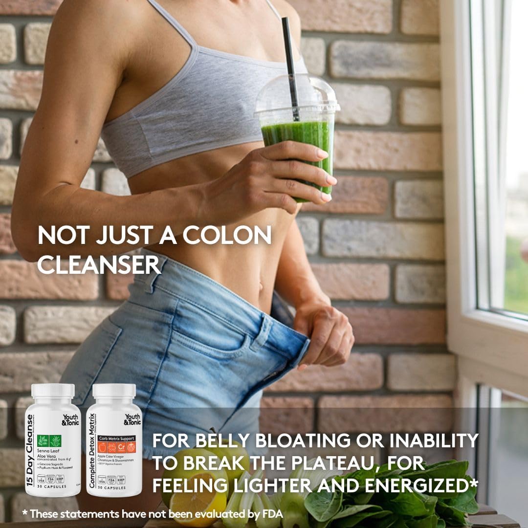 3pk Detox Cleanse Kick Off Weight Management | Colon Cleanser + Water Loss Pills w Dandelion + ACV Full Body Detox + Probiotics | For Flat Stomach, Waistline, Metabolism, Bloating β 90 Pills : Health & Household