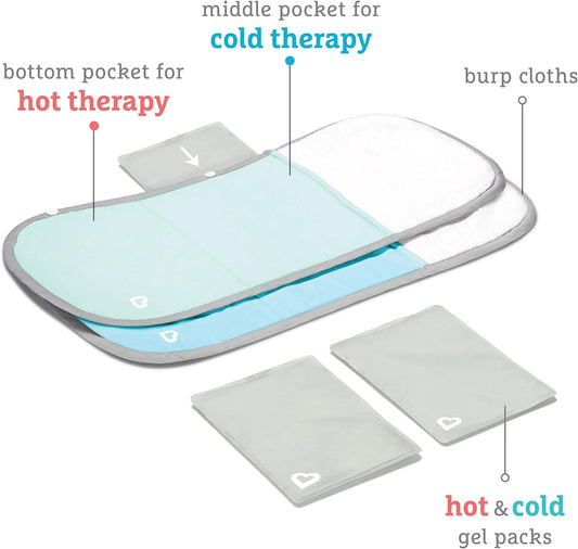 MunchkinĀ® Theraburpee Colic & Fever Rescue Kit With Hot & Cold Therapy Burp Cloths