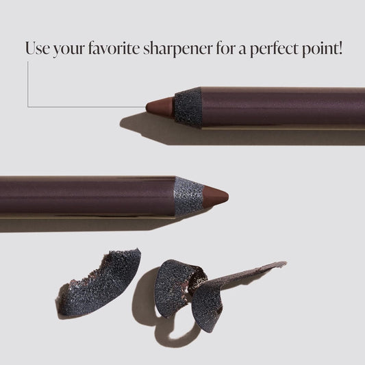 Mally Beauty Evercolor Starlight Waterproof Eyeliner - Midnight Black- Smudge-Proof, Longwear, Creamy Gel - Sharpenable Eyeliner
