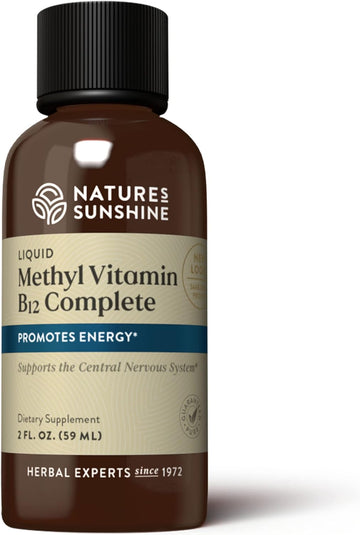 Nature'S Sunshine Methyl B-12 Complete, Liquid, 2 Fl. Oz. | Promotes Energy, Contributes To Nervous System Function, Supports The Immune System, And Provides 1,000 Mcg Vitamin B12 Per Serving