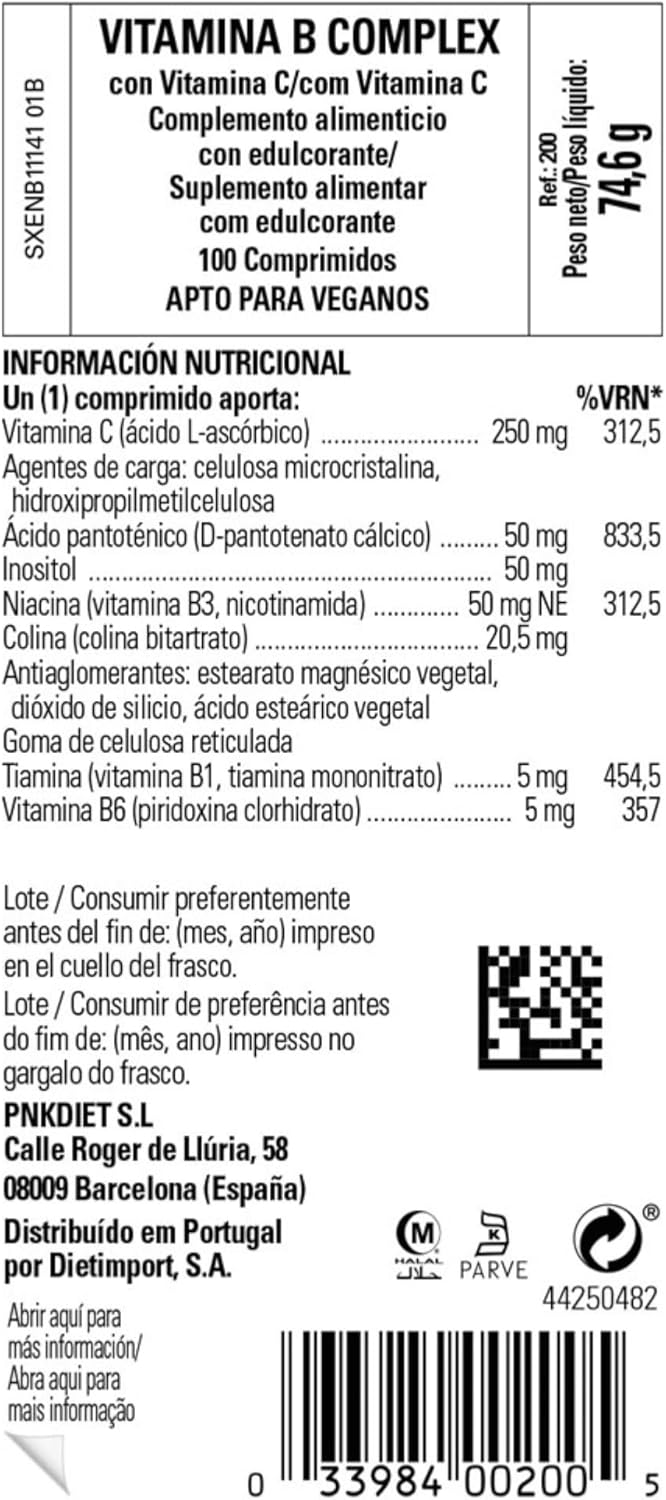 Solgar B-Complex With Vitamin C Stress Formula, 100 Tablets