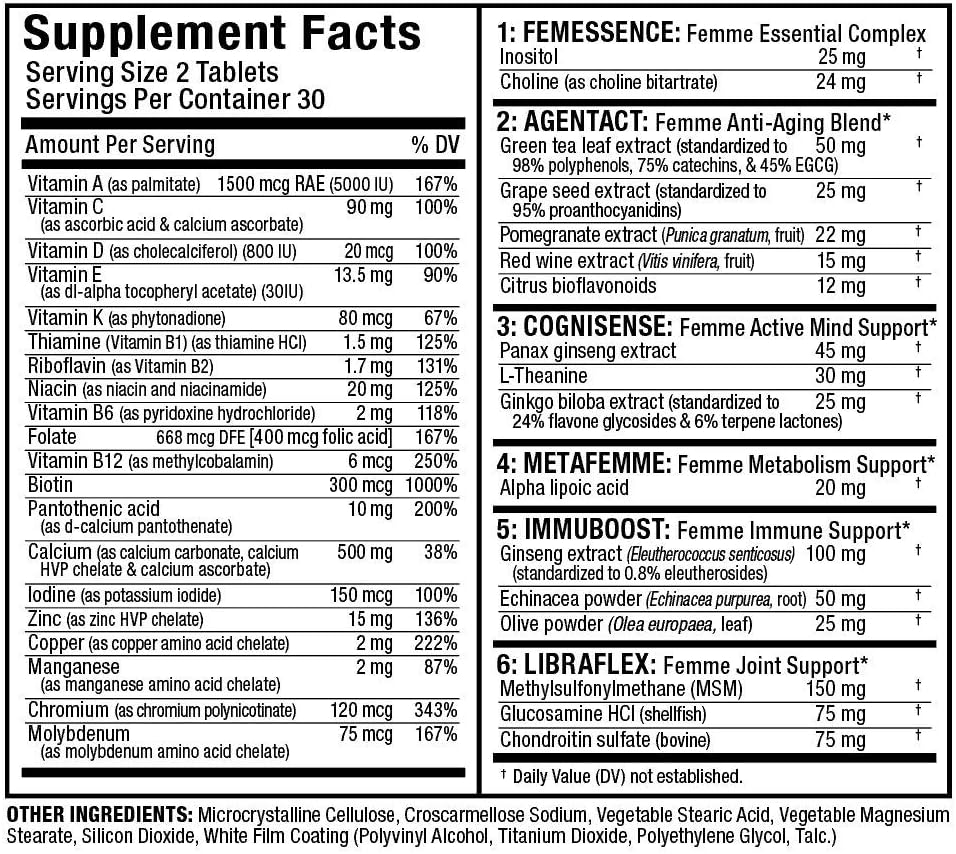 ALLMAX Nutrition – VITAFORM for Women – Multi-Vitamin for Women – 30-Day Supply : Health & Household