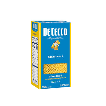 De Cecco Semolina Pasta, Lasagne No.1, 1 Pound