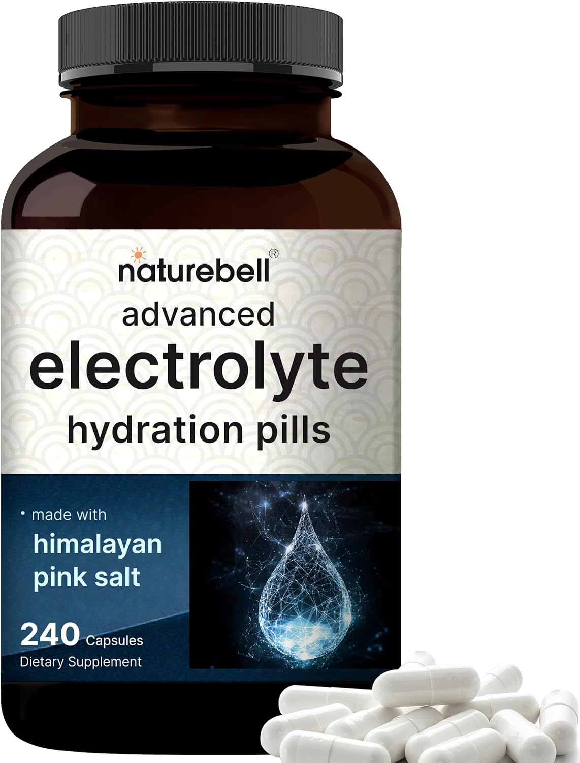 Naturebell Coq10 400Mg With Omega 3 Fatty Acids & & Advanced Electrolyte Hydration Pills Bundle Pack | Antioxidant Support | Fast Hydrating Keto