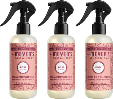 Mrs. Meyer'S Clean Day Room And Air Freshener Spray, Non-Aerosol Spray Bottle Infused With Essential Oils, Peppermint, 8 Fl. Oz