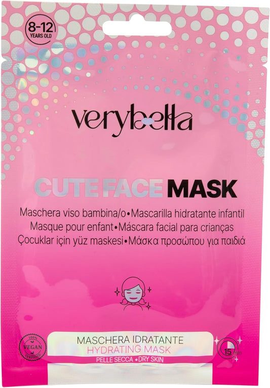 Very Bella Cute Face Mask – Gentle Skincare Mask For Kids Aged 6+ – Fun & Soothing Beauty Treat With Adorable Design – Ideal For Pamper Sessions, Spa Play & First Skincare Experiences