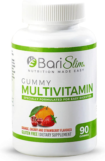 Bariatric Chewable Multivitamin Gummies - Specially Formulated Gummy Vitamin For Patients After Weight Loss Surgery - Easy To Digest & Great Tasting Fruit Flavors | 90 Fruit Chews