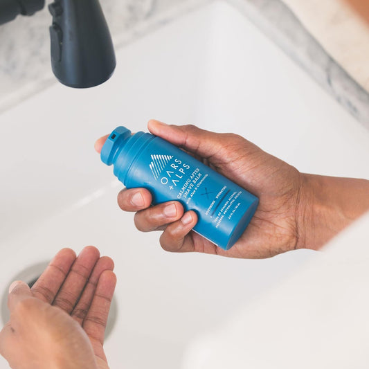 Oars + Alps Calming After Shave Balm and Lotion for Men, Dermatologist Tested and Infused with Aloe and Chamomile, TSA Friendly, 2.9 Fl Oz