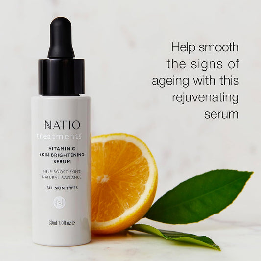 Natio Australia Treatments Plant Peptide Line And Wrinkle Serum, 30 Ml - Anti Aging Ceramide Serum - Daily Serum For Face To Revitalise Skin Texture